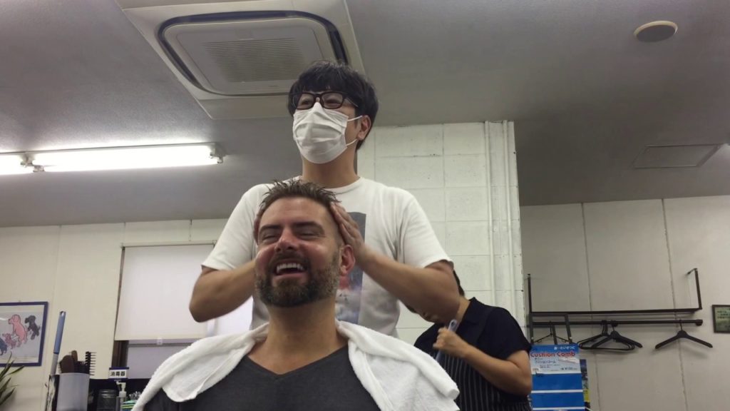 ASMR Barber Shop in Osaka, Japan