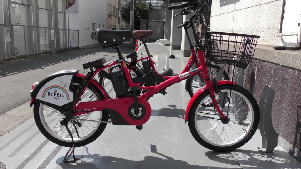 [4K]Tokyo Bicycle Sharing (Electric bicycle) rental in Tokyo [Japan Travel Guide]