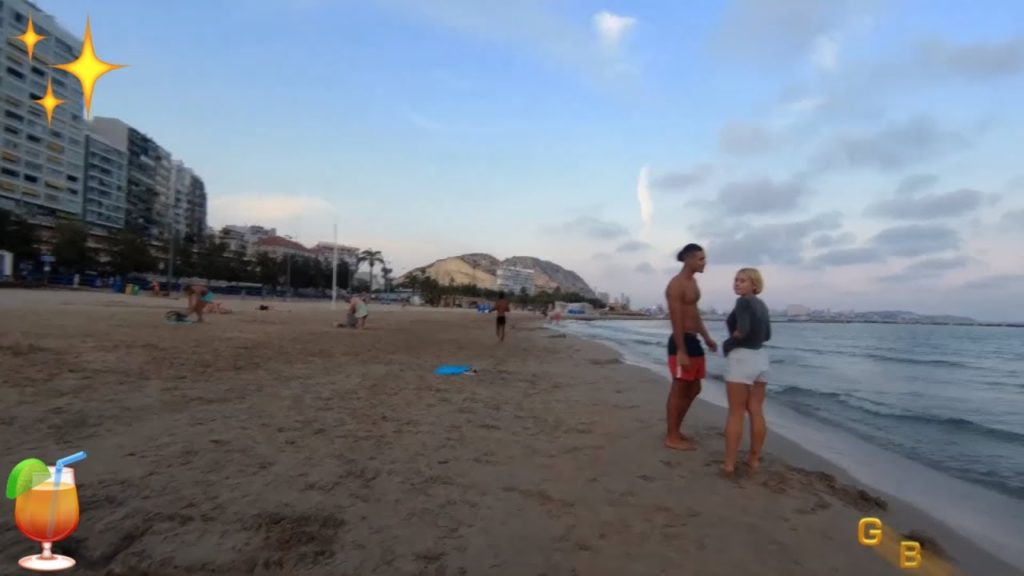 Alicante, evening beach
