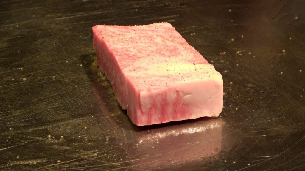 Japanese wagyu beef 2 kinds of steak course | teppanyaki in Japan
