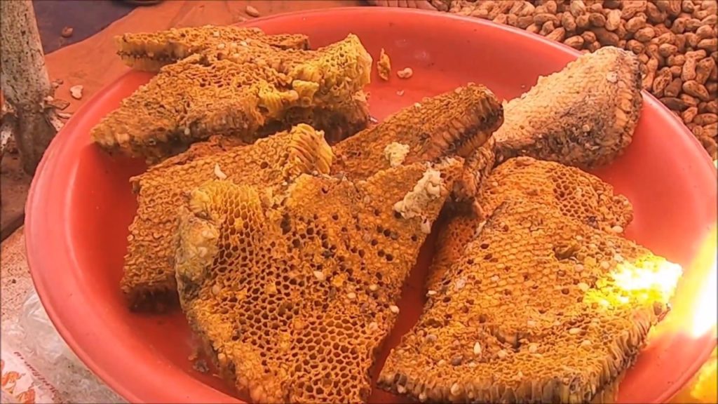 Asian street food in Thai market - Asian food