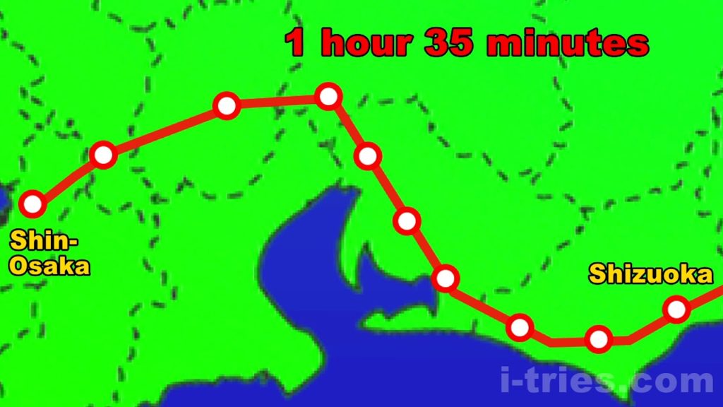 Shinkansen Osaka to Tokyo|View Mt Fuji|Bullet high speed railway Shinkansen Osaka to Tokyo|View Mt Fuji|Bullet high speed railway