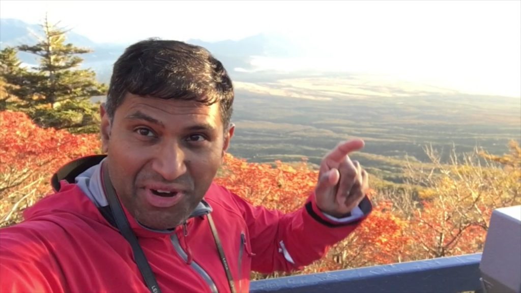 Sunrise from Mt Fuji 5 station Komitake