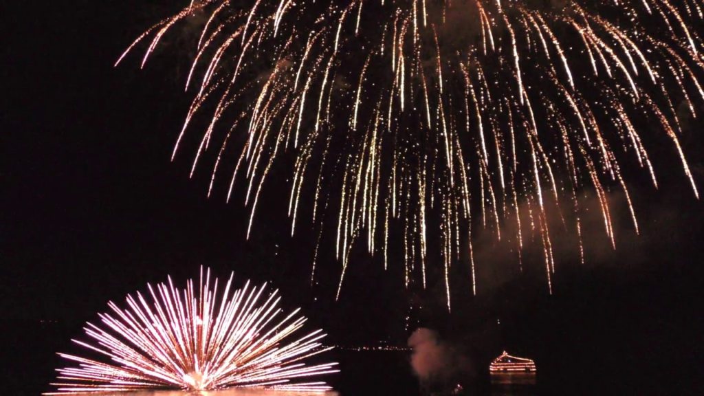Lake Toya - Lake Toya Fireworks 洞爺湖花火 [4K]