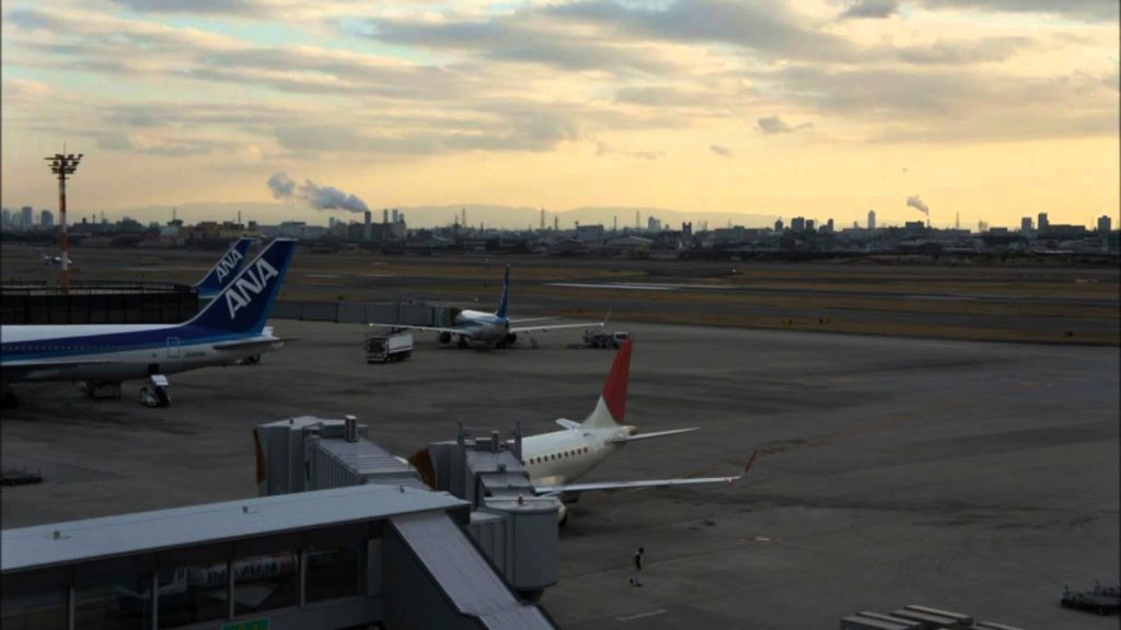 (Time Lapse)大阪国際空港/Osaka International Airport【HD】
