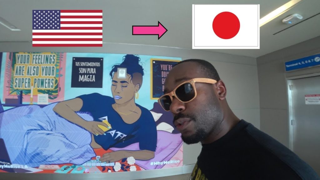 Dulles to LAX to Kansai/Osaka, Japan Travel Vlog. This Is Why We Rise!!