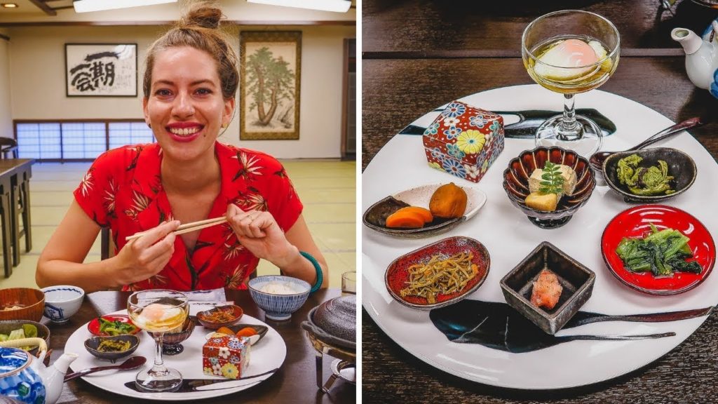 Traditional Japanese Breakfast at a Ryokan in Takayama, Japan