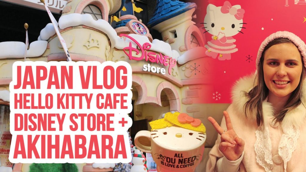 Japan Vlog | Hello Kitty Cafe + Disney Store + Akihabara - Day 8 | ZoeTwoDots