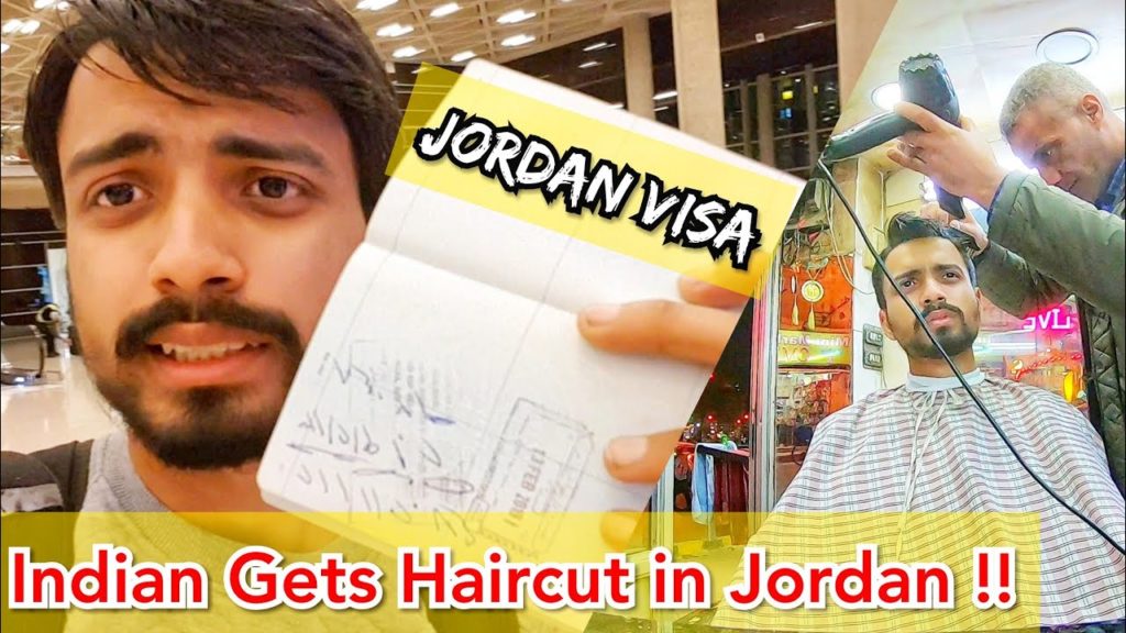 JORDAN VISA | INDIAN GETS HAIRCUT IN JORDAN🇯🇴😎 | Airport to City Center