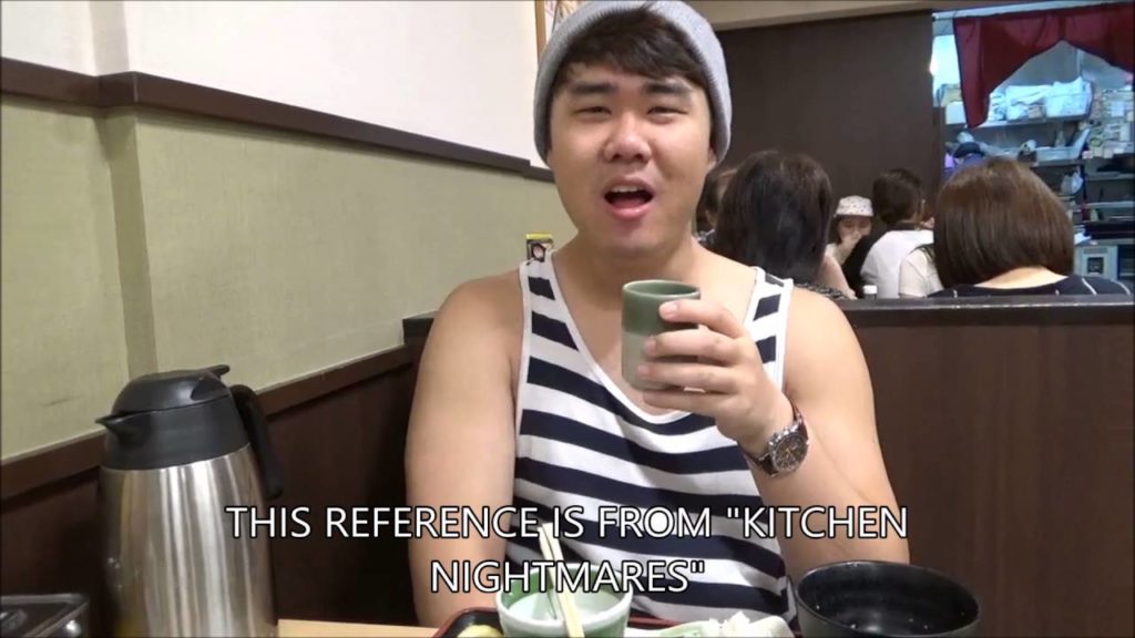 OSAKA: DINNER AT A JAPANESE DINER. JAPANESE SNACKS