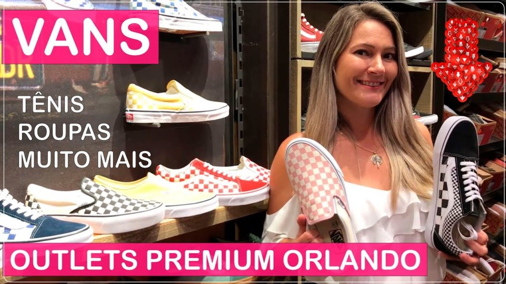 VANS Compras em ORLANDO Premium OUTLETS com PREÇOS no Viajar Muda Tudo!