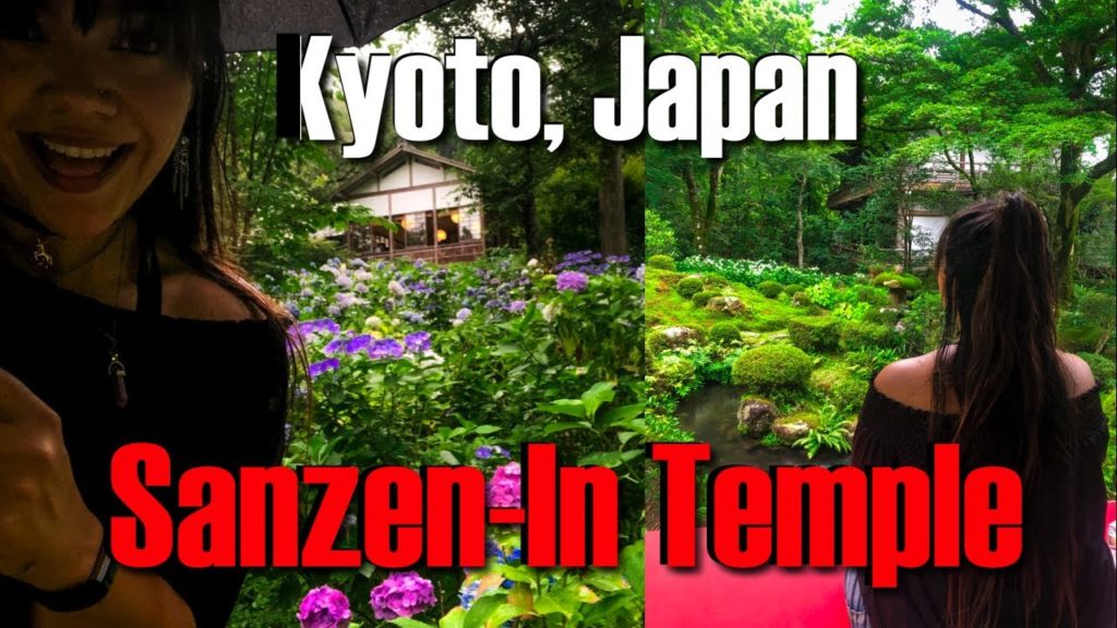Kyoto, Japan Coutryside Temple: Sanzen-In Hydrangea Festival 三千院 紫陽花祭り