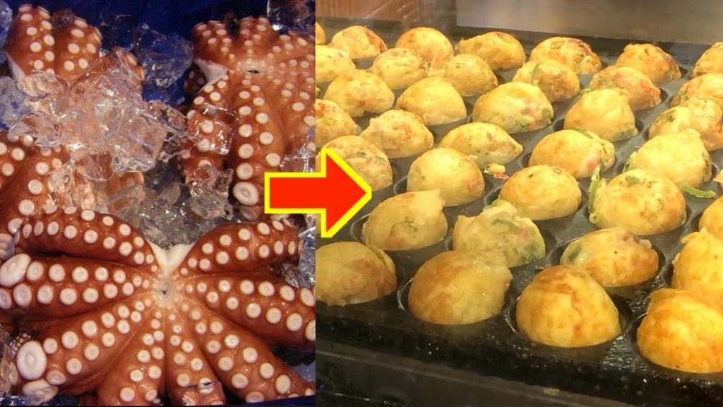 OCTOPUS PANCAKE BALL / TAKOYAKI - Japanese Street Food