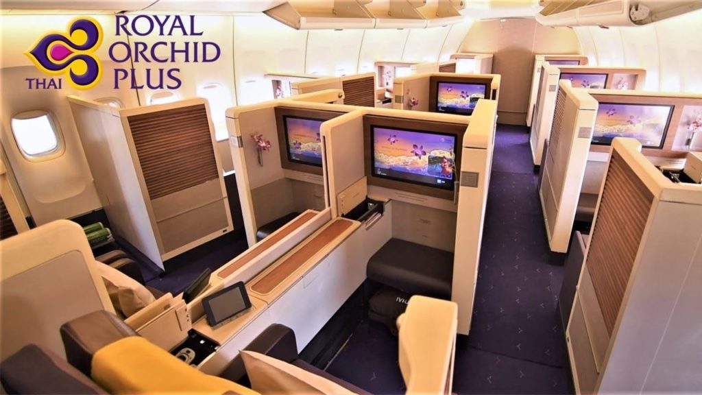 Thai Airways Royal Orchid First Class Tokyo Haneda to Bangkok