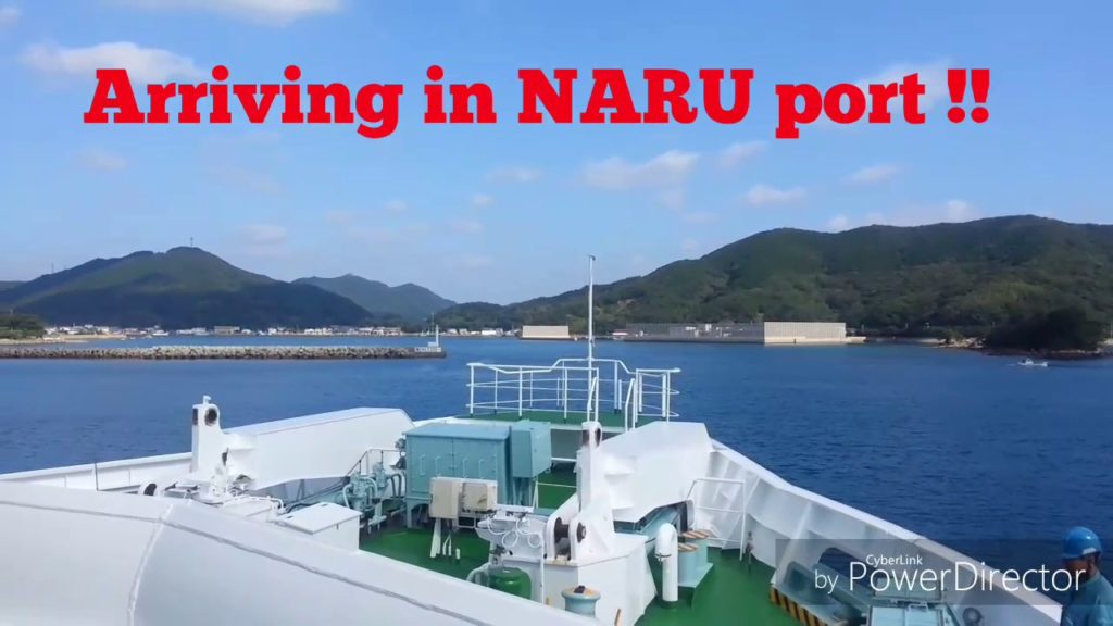 GOTO islands)"Going to 五島列島 奈留島"Video report on a viewing of magnificent seascape from ferry deck