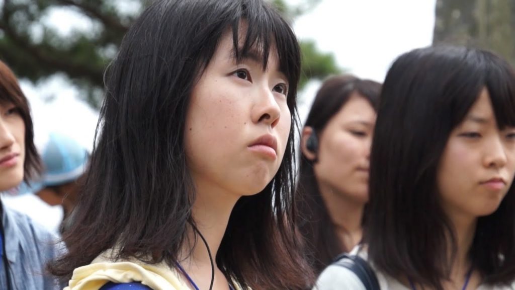 Japanese students train for English guidance Japanese students train for English guidance