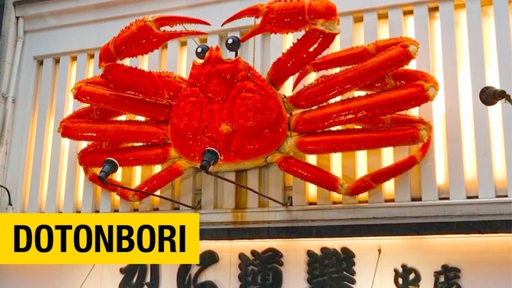 Huge Signboards on Dotonbori Street in Osaka