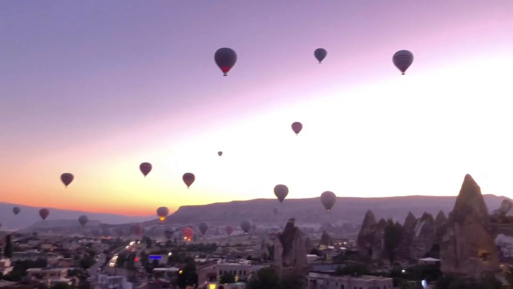 カッパドキアの熱気球