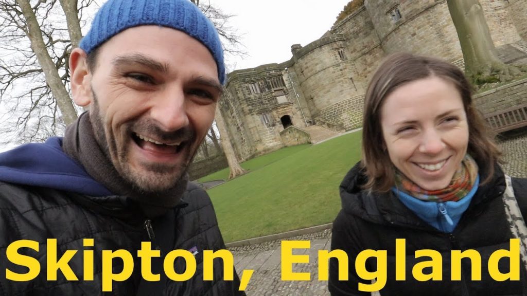 Exploring an English Castle in Skipton, Yorkshire