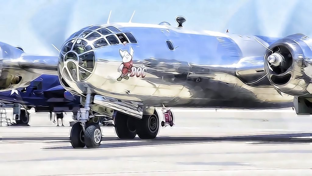 Restored WWII Era B-29 Bomber • The Plane That Nuked Japan