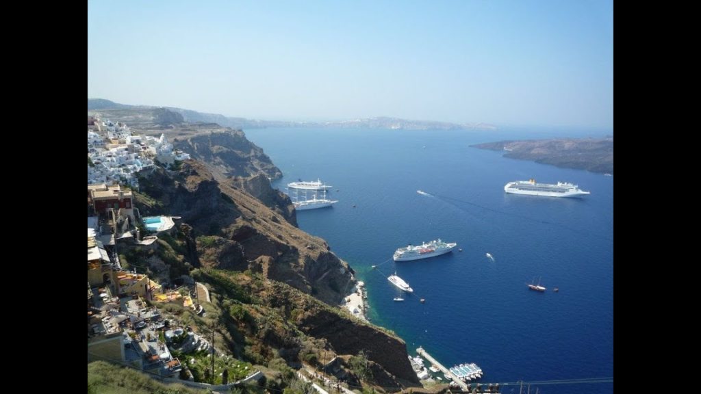 Santorini 4k Ultra HD Greece Greek Islands Costa Mediterranea Tour