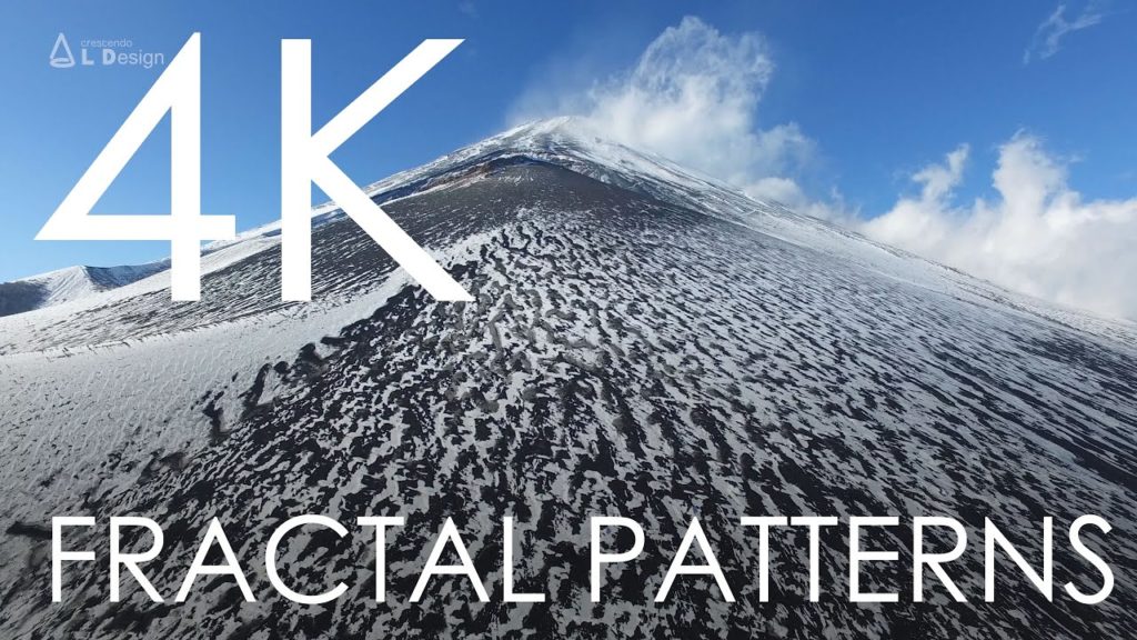 Fractal Snow Pattern in Mt.Fuji / 絶景 幾何学模様を纏った富士 [4K]