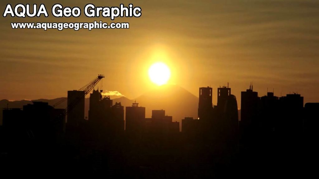 東京都心からダイヤモンド富士/The Diamond Mt.Fuji from Tokyo