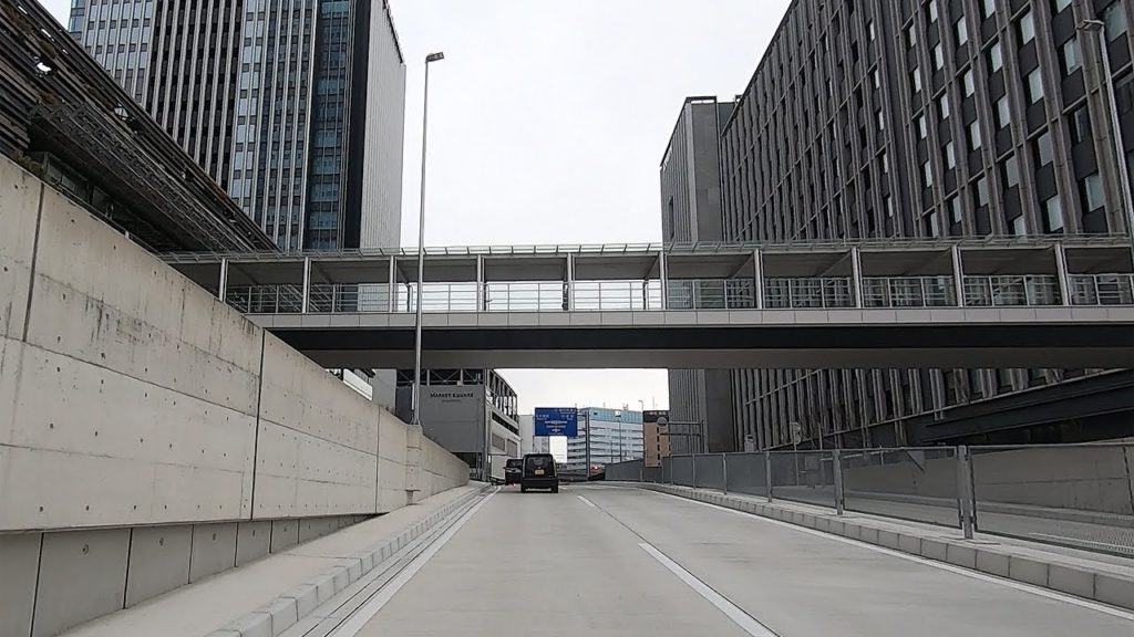 【ドライブ】河口付近からささしまライブまで中川運河沿いをドライブ【名古屋】 Drive Nakagawa Canal side , Nagoya Japan.