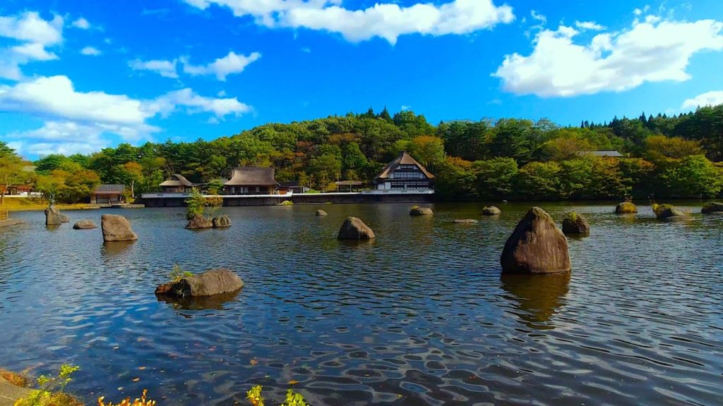 Japan walk – Aomoriya Park (青森屋 公園) -4K Japan walk - Aomoriya Park (青森屋 公園) -4K