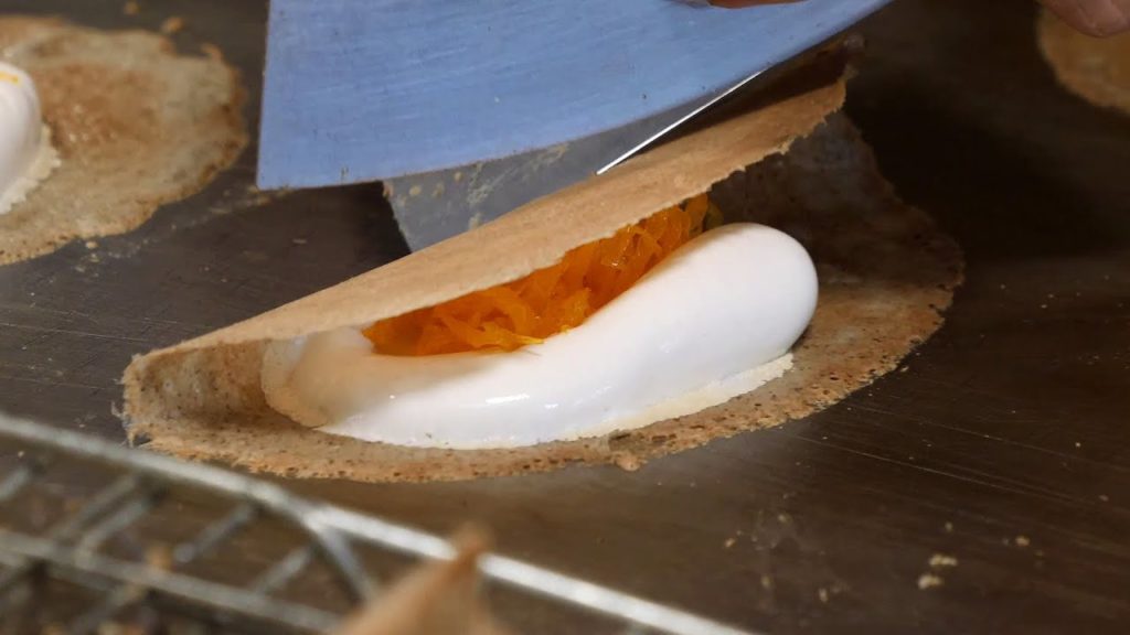 태국 미니 크레페 thailand style mini crepes / thailand street food