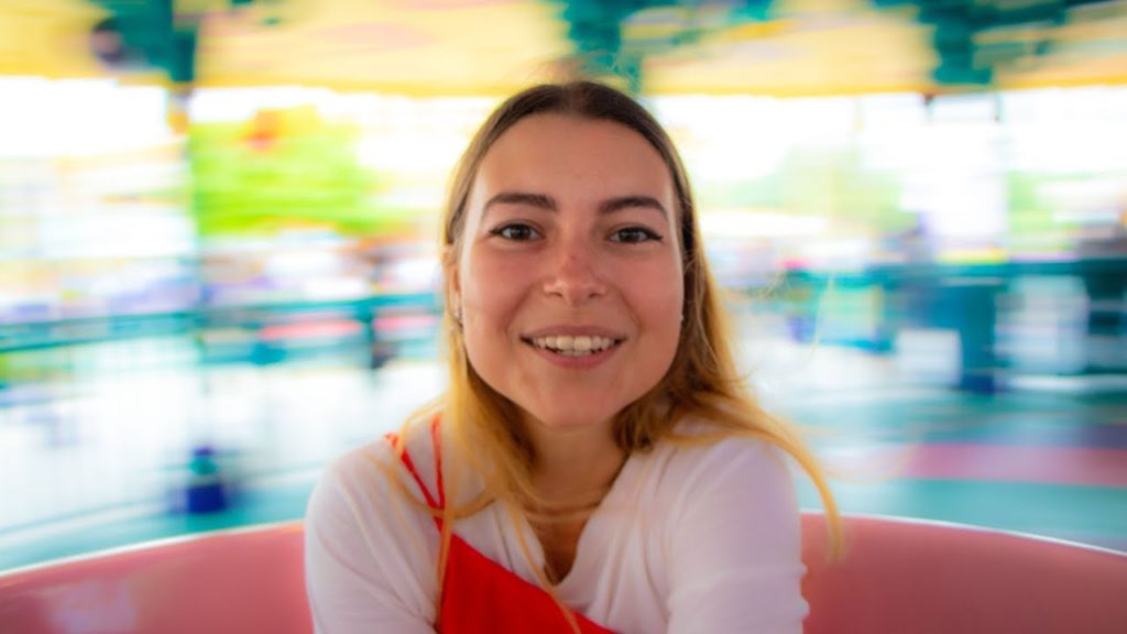 TOKYO DISNEY -  Her First Ever Rollercoaster!