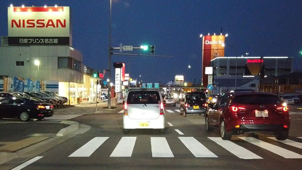 【夜ドライブ】名古屋市中川区内をだらだらドライブ【名古屋】 Night Drive Nakagawa-ward Area. , Nagoya Japan.