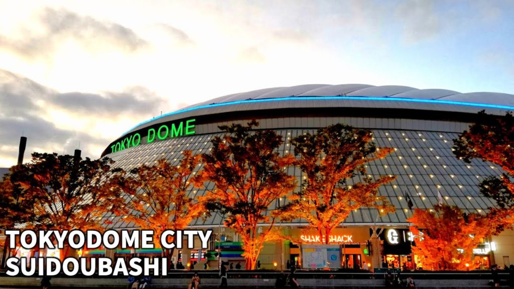 Walking around Tokyo Dome at night 4K ASMR Walking around Tokyo Dome at night 4K ASMR