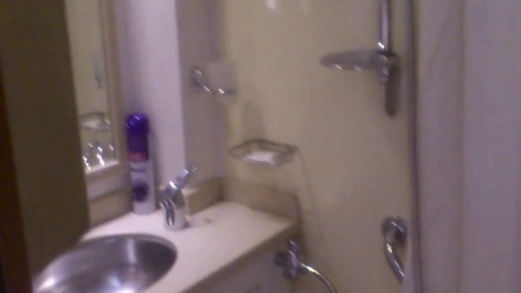 Ukrainian first class sleeper train carriage with en-suite private bathroom