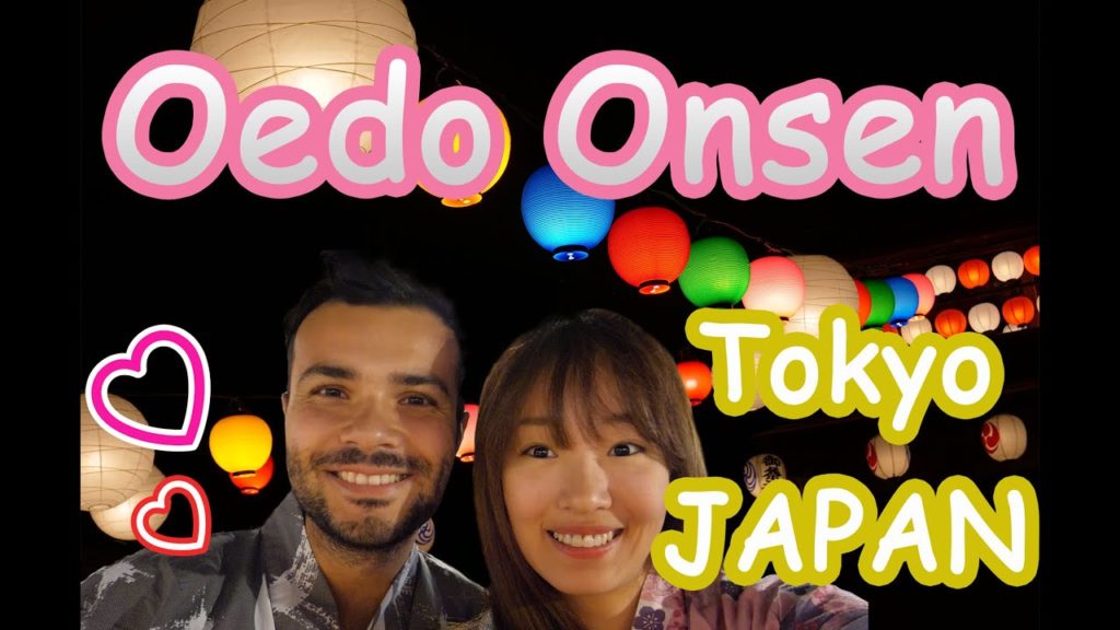 【Oedo Onsen in Odaiba, Tokyo, Japan】for sightseeing :) 【国際恋愛】外国人彼氏を大江戸温泉に連れて行った！【国際カップル】