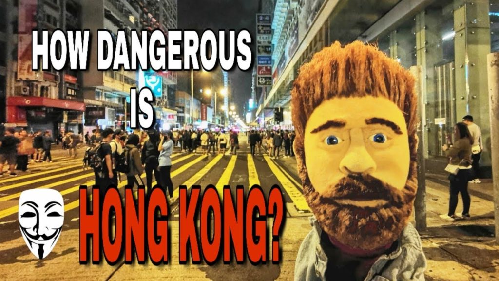 IN THE MIDDLE OF THE HONG KONG PROTESTS