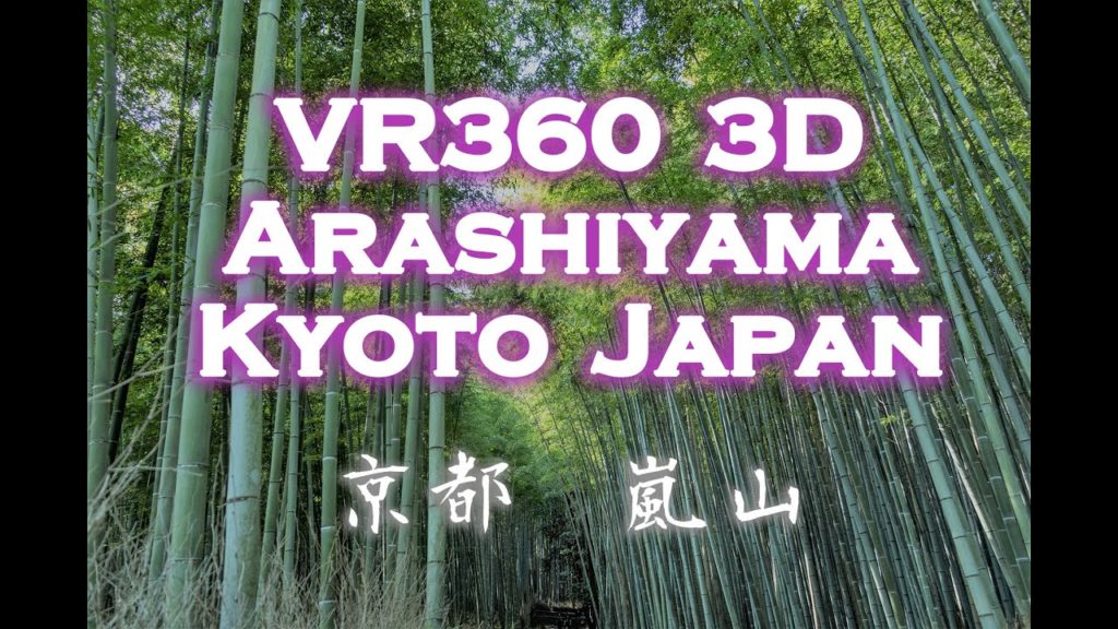 VR360 3DVR Arashiyama Kyoto Japan 京都 嵐山 VR