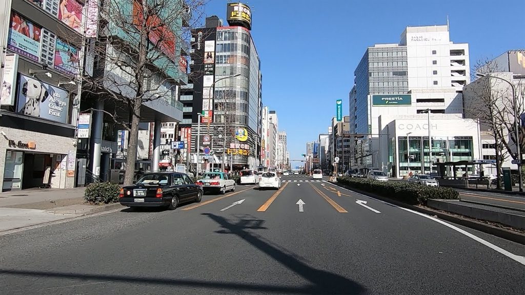 【ドライブ】熱田神宮付近から名古屋城までのドライブ【名古屋】 Drive From Atsuta-Jingu to Nagoya-Castle , Nagoya Japan.