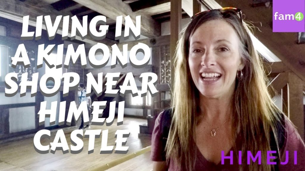 Living in a Kimono Shop Near Himeji Castle + Hello Kitty Cafe  (Ep. 19) - Family Travel Channel