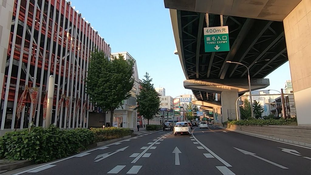 【ドライブ】建中寺から東名高速・名古屋I.C.までドライブ【名古屋】 Drive From Kenchuji to Tomei EXPWY Nagoya I.C.,Nagoya Japan.