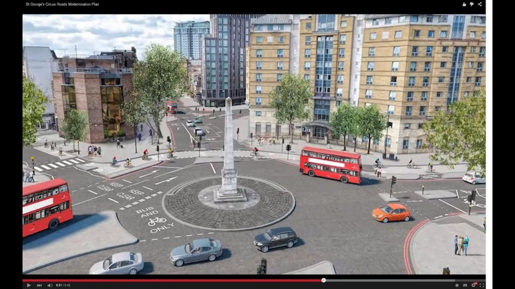 St George's Circus Roads Modernisation Plan