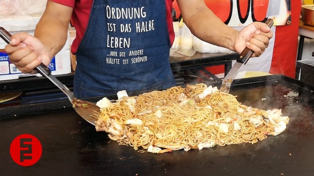 일본 축제의 야끼소바 만들기 / Japan street food YAKISOBA