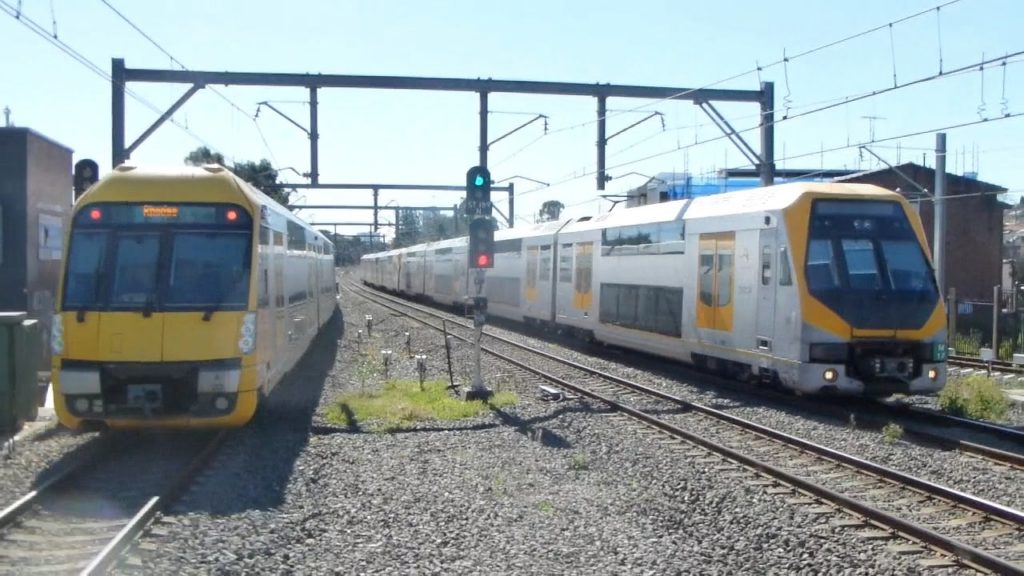 Australia: Sydney Trains at Concord West Station