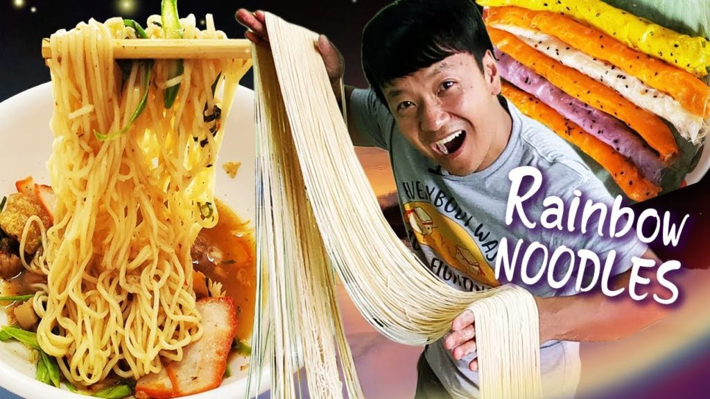 RAINBOW NOODLES, Seafood BREAKFAST & Most Beautiful NIGHT MARKET in Sukhothai Thailand
