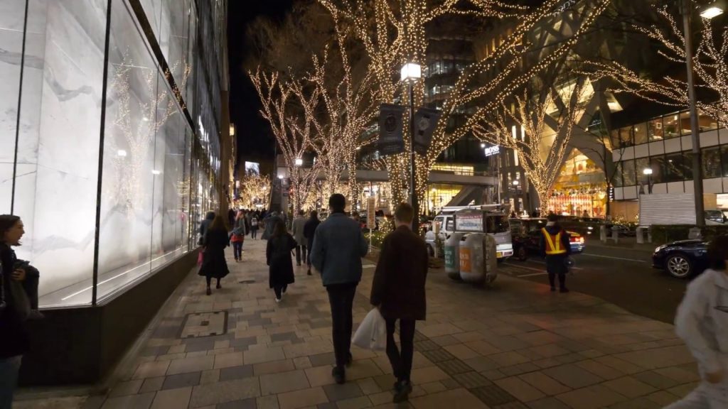【4K】Harajuku Christmas Illumination