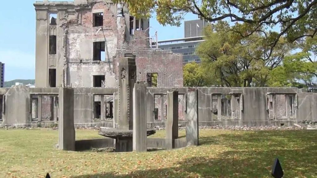 HIROSZIMA - miejsce ground zero, nad którym eksplodowała bomba atomowa