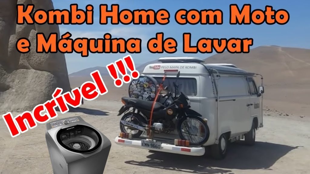 CONHEÇA uma KOMBI HOME com BANHEIRO e MÁQUINA DE LAVAR | Nois Pelo Mundo