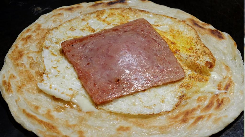 fried egg cheese bread / korean street food / 제주 올레시장