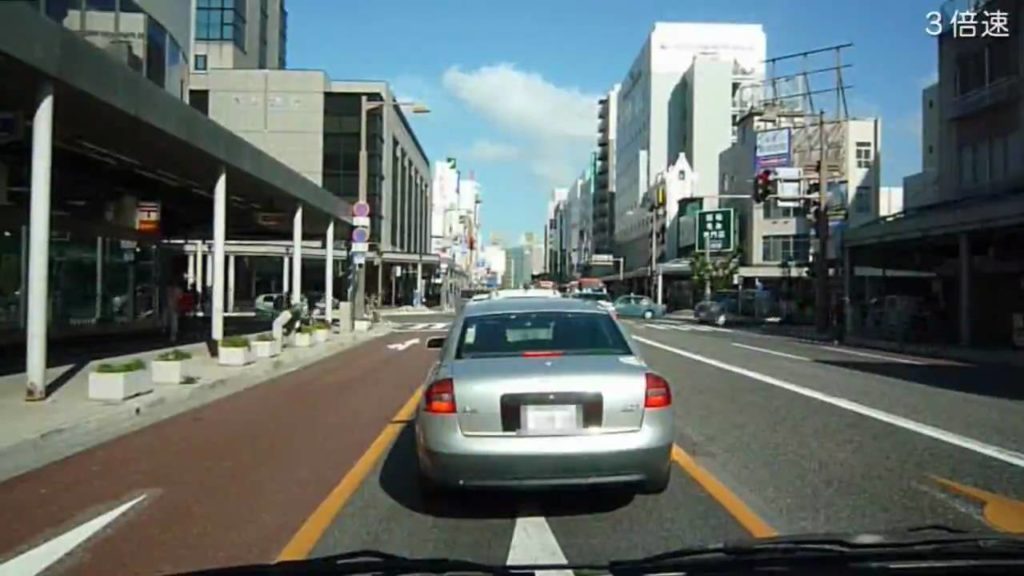 [HD] 新潟バイパス～新潟駅（３倍速） Niigata City