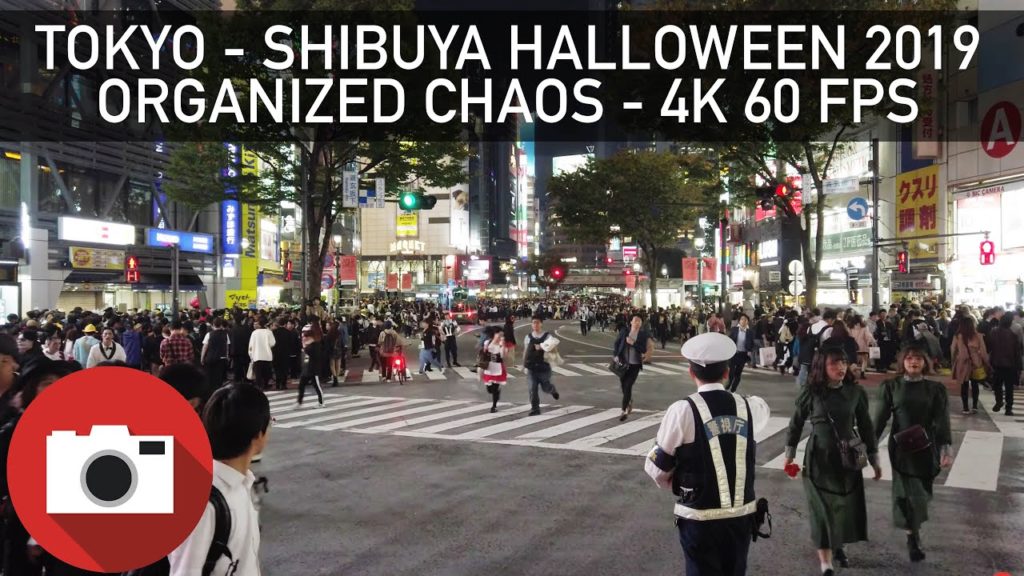 🎃Shibuya Halloween 2019 - Tokyo Walk - 4K 60 FPS